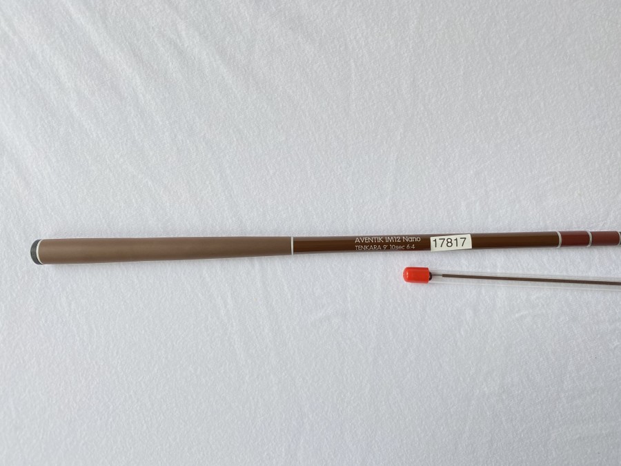 Tenkara Rute Aventik IM 12 Nano, 9", 10sec, 6:4, in Futteral und Alurohr - neu