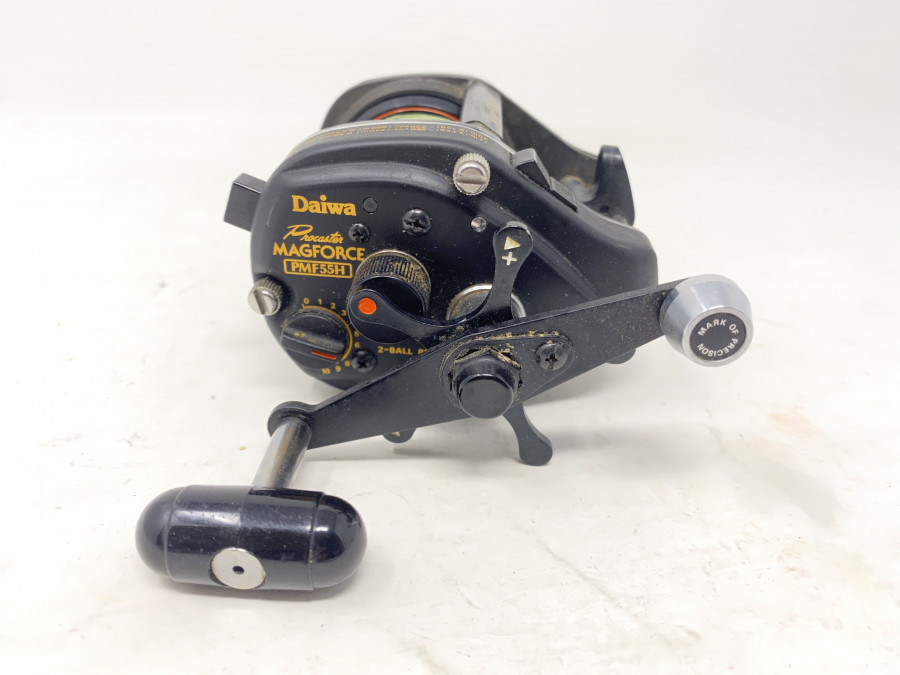 Multirolle, Daiwa Procaster Magforce PMF55H, Gebrauchsspuren