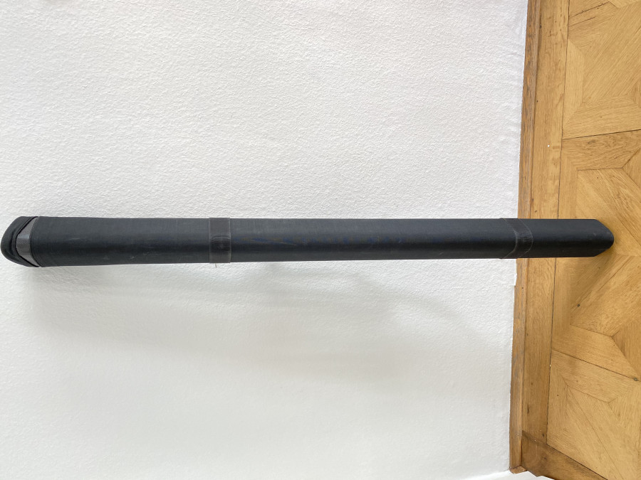Rutentransportrohr, Kohlefaser, mit Corduraüberzug, superstark, da kann man sich draufstellen, 1,52cm, neu