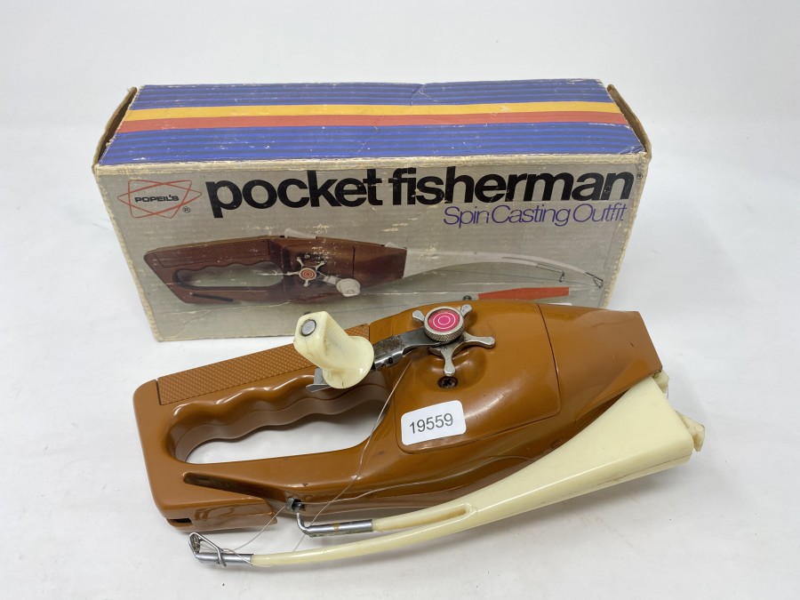 Spin Casting  Outfit, pocket Fisherman, in Originalbox