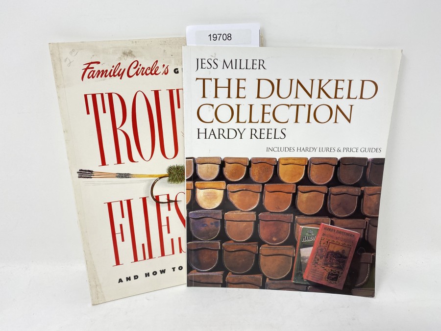 2 Bücher: The Dunkeld Collection Hardy Reels, Jess Miller; Trout & Flies and how to tie them