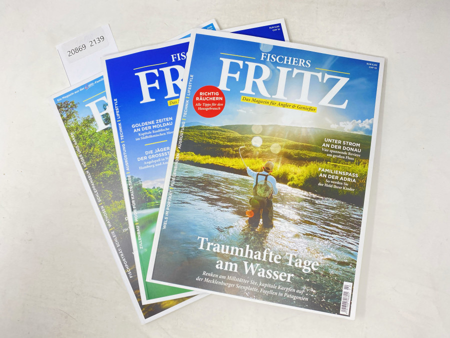 3 Ausgaben Fischer's Fritz. Das Magazin für Angler & Genießer
