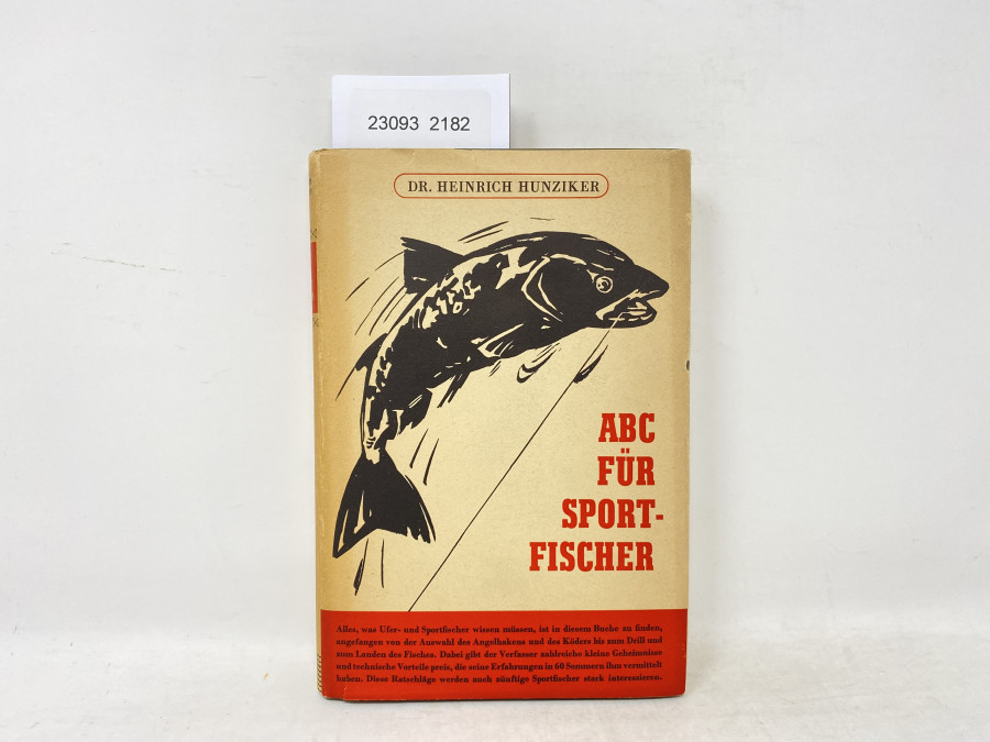 ABC für Sportfischer, Dr. Heinrich Hunziker, Verlagsnummer 370/50