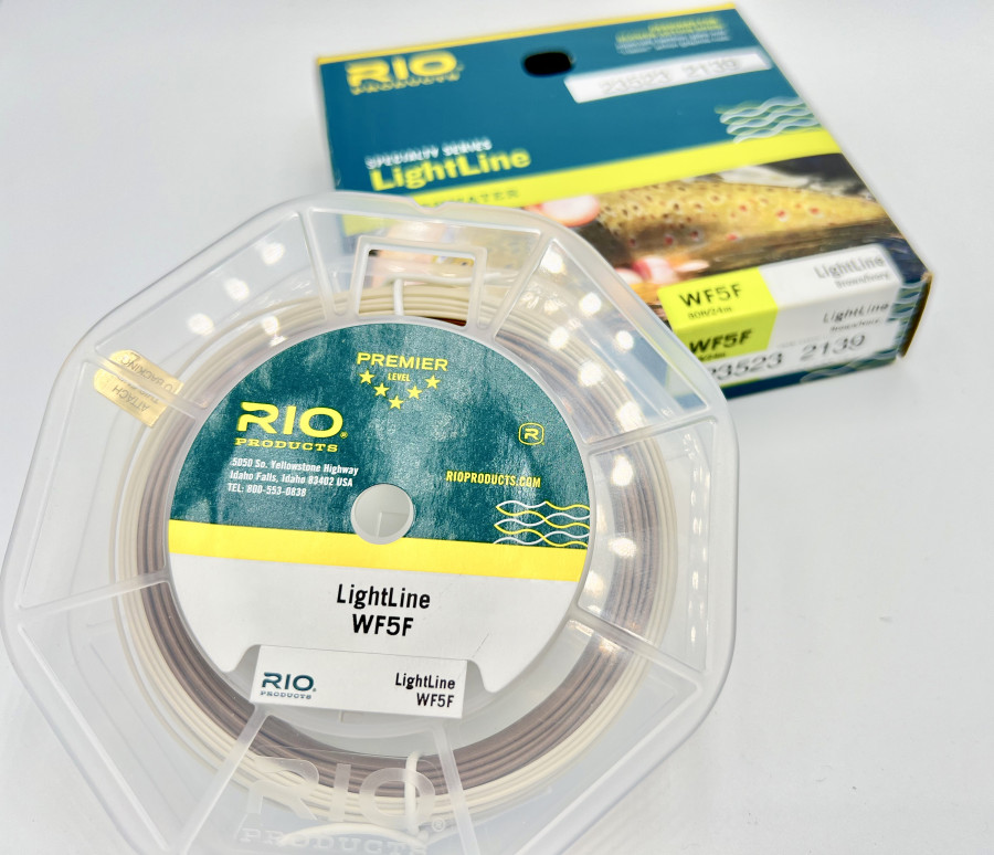 Fliegenschnur, Rio Products LightLine, Brown/Ivory, WF 5 F, 24m, neu