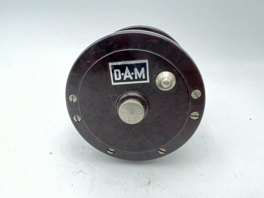 Multirolle, DAM - Penn No. 78, Made in USA, Pat D, ausschaltbare Knarre, Gebrauchsspuren