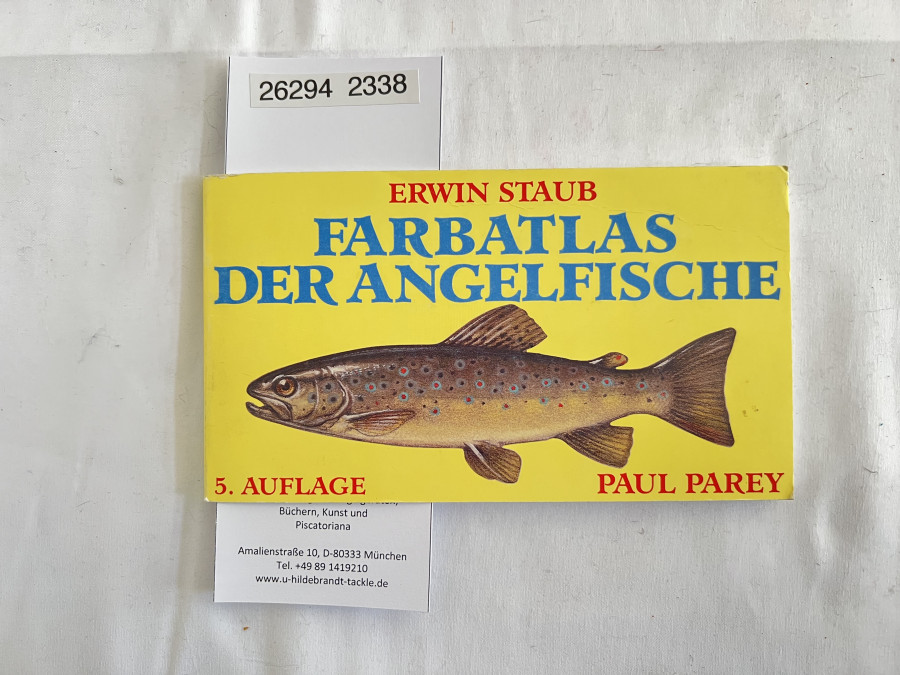 Farbatlas der Angelfische, Erwin Staub, 1992