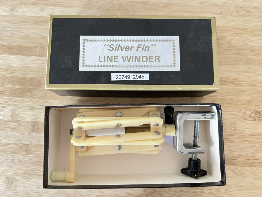 Line Winder, Silver Fin, faltbar, sehr guter Zustand