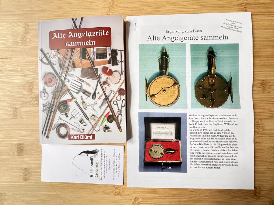 Alte Angelgeräte Sammeln, Karl Blüml + Ergänzung zum Buch Alte Angelgeräte sammeln