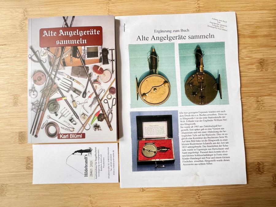 Alte Angelgeräte sammeln, Karl Blüml und Ergänzung zum Buch alte Angelgeräte sammeln