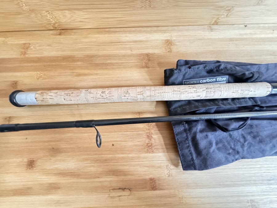 Spinnrute, Sportex, HM Turbo Spin 2, carbonkev, KEW-SP 3012, 2tlg., 10ft, Gewicht 245 Gramm, Wurfgewicht 40g, made in Germany, Futteral, neu und ungefischt, Transportlänge 1600mm