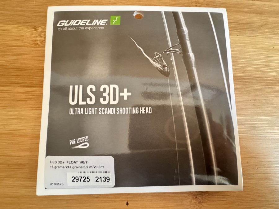 Fliegenschnur, Guideline, ULS 3D +. Ultra Light Scandi Shooting Head, ULS 3D + Float #6/7, 16g / 247gr, 6,2m, neu