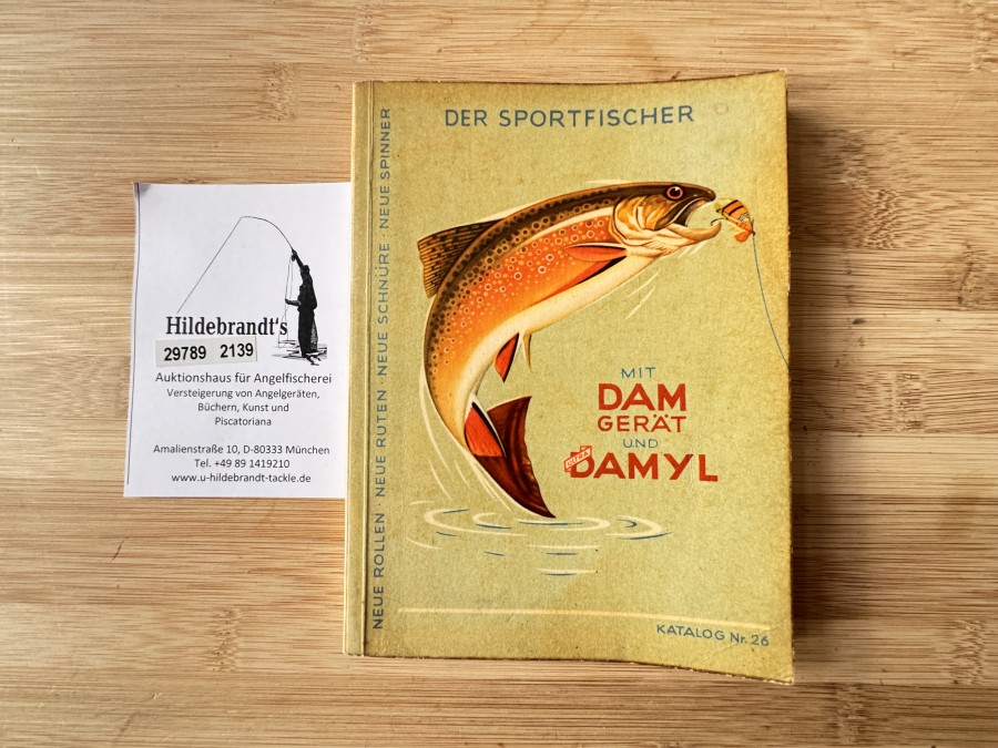 Der Sportfischer mit DAM Geräte und Damyl, Katalog Nr. 26, Neue Rollen, Neue Ruten, Neue Schnüre, Neue Spinner