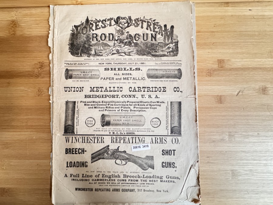 Zeitschrift: Forest and Stream, Rod & Gun, March 1880