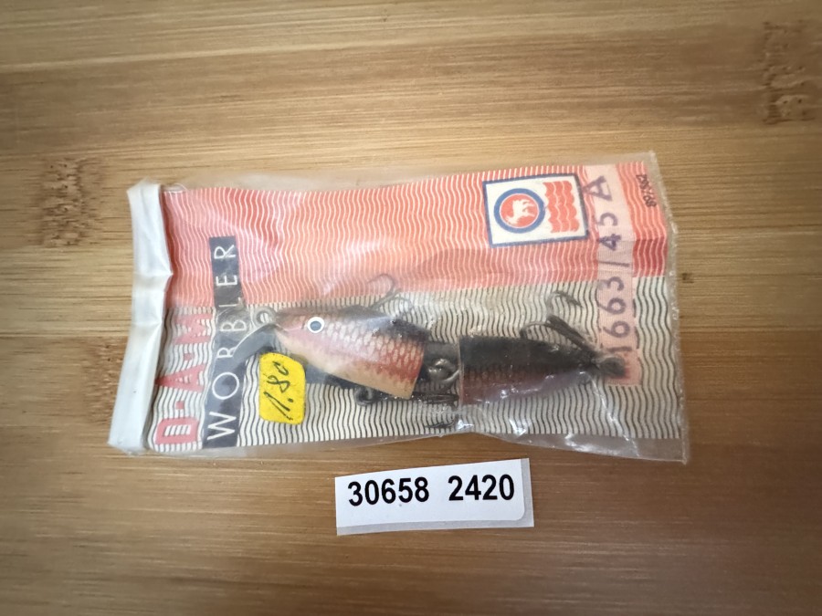 Vintage Wobbler, DAM, 1663/45A, 2tlg., Gewicht 6g, Länge 65mm, in Originalverpackung