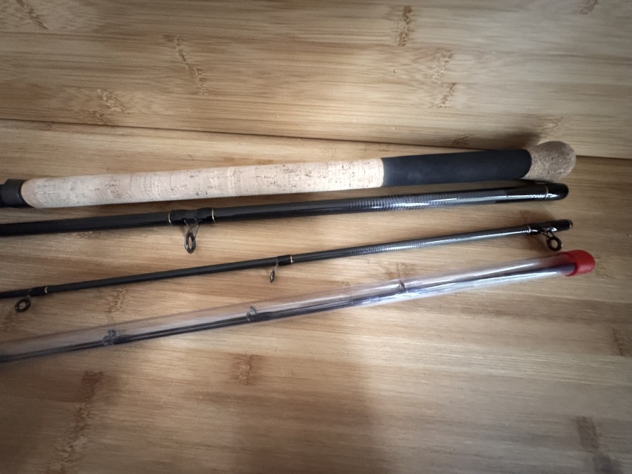 Feederrute, Sänger, MS Range by Michael Schlögl, Eccon Feeder, H 360, 4tlg., 3,60m, up to 150 Gramm, Art.-Nr. 55 53 364, Gewicht 247 Gramm, Designed in Germany, Futteral, ungefischt, Transportlänge 1280mm