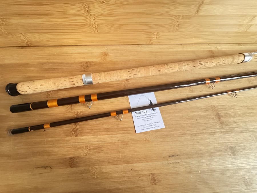 Matchrute, The House of Hardy, Made in England, Matchmaker, 3tlg., 12" - 365cm,, Gewicht 288 Gramm, Korkgriifflänge 660mm, Alu Schieberollenhalter, Futteral, leichte Gebrauchsspuren, Transportlänge 1300mm