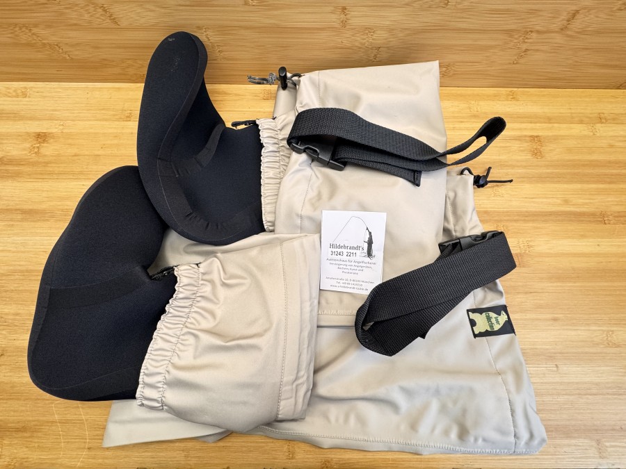 Watstrümpfe, Beer Collection, Atmungsaktive, hüfthohe Wathose mit Gürtel, Grösse 40/41, ungetragen