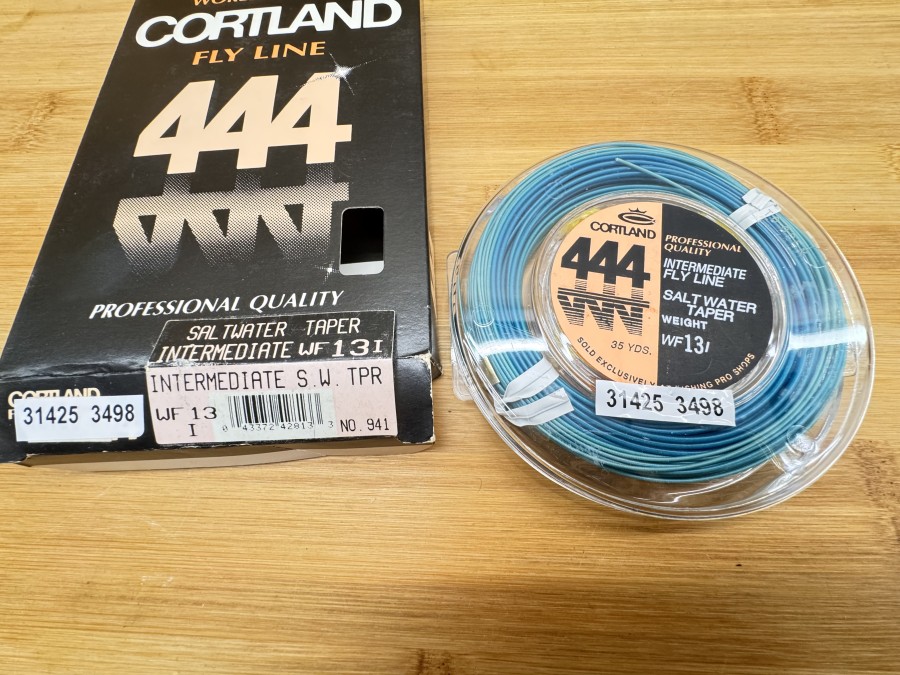 Fliegenschnur, Cortland, 444, Saltwater Taper Intermediate WF 13I, neu im Karton