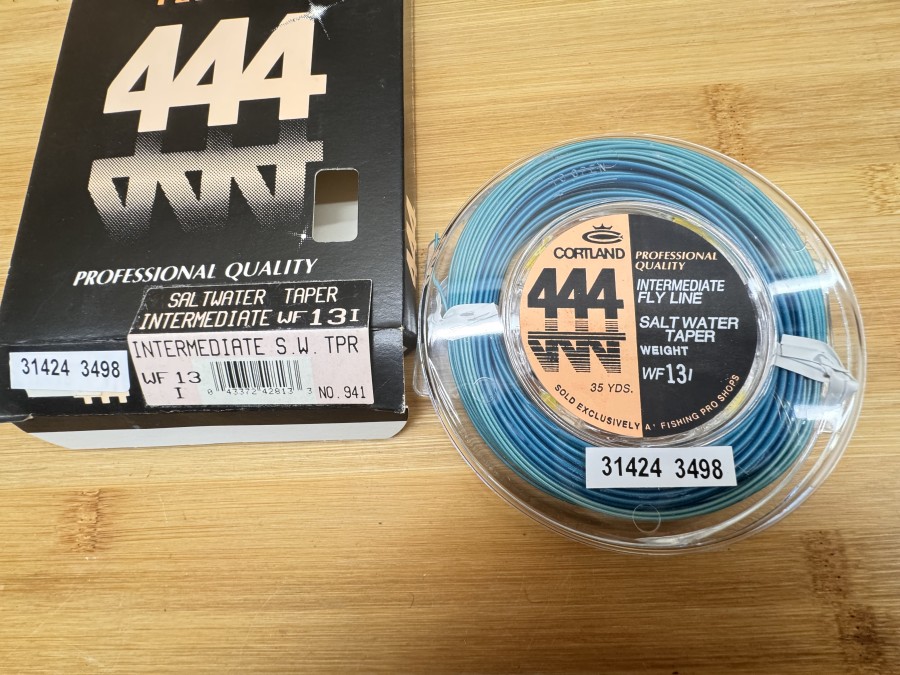 Fliegenschnur, Cortland, 444, Saltwater Taper Intermediate WF 13I, neu im Karton
