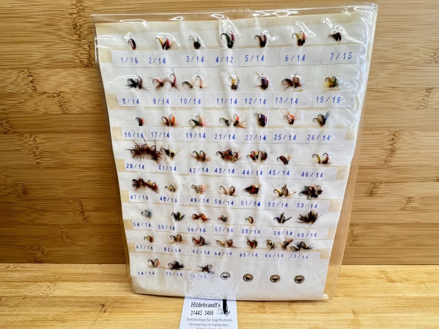 Musterkarte, Black Silver Fly, 118 Hegenefliegen