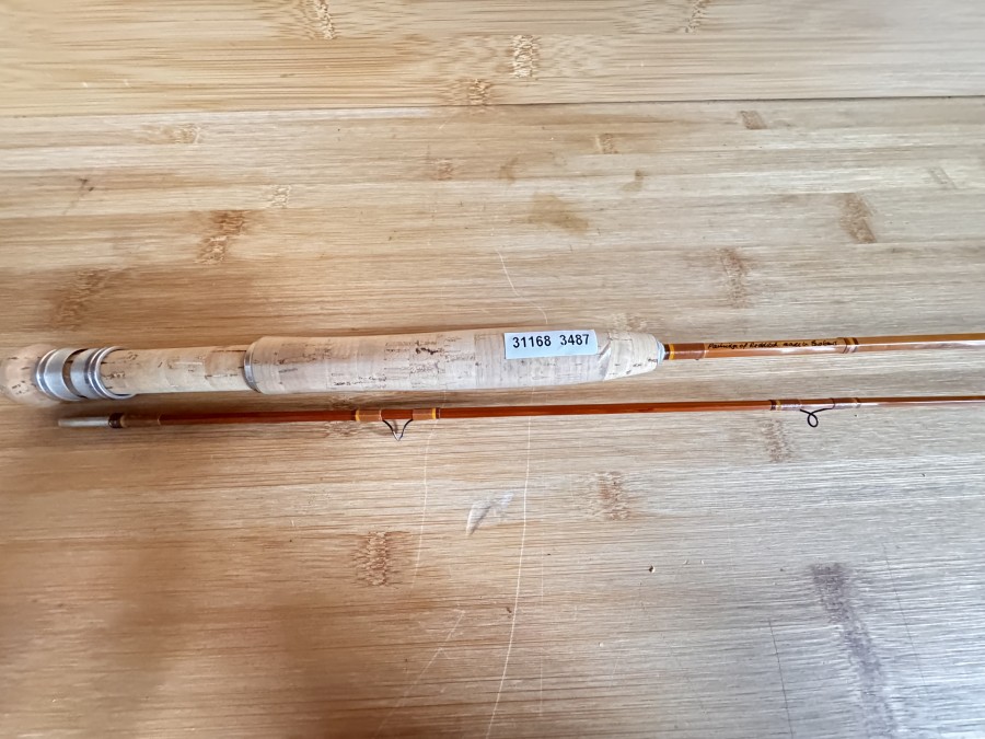 Gespliesste Fliegenrute, Partridge of Redditch, Made in England, BA 6034 2tlg., 6", #3/4, Gewicht 82g, Futteral, Spitze gerade, ungefischt, Transportlänge 950mm