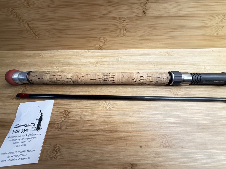 Karpfenrute, RST - Cormoran, handgefertigt, Hermanns Anglerladen, 2tlg., 3,05m, WG 20 - 50g, Futteral, Gebrauchsspuren, Transportlänge 1600mm