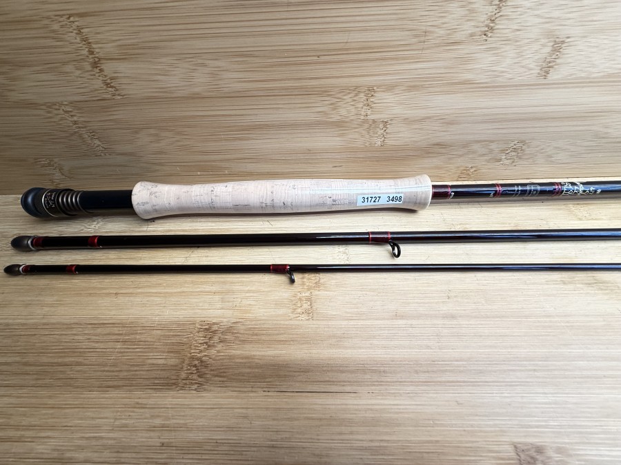 Fliegenrute, Made by Hardy´s England, Hardy Graphite Stillwater, 3tlg., 350cm, #6/7, Gewicht 149g, Hülsenstopfen, Futteral, neu, Transportlänge 1230mm