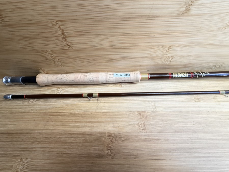 Fliegenrute, The House of Hardy, Made in England, Braune Serie, Fibalite Perfection, 2tlg., 290cm, #6/7, Gewicht 160g, Futteral, neu, Transportlänge 1500mm