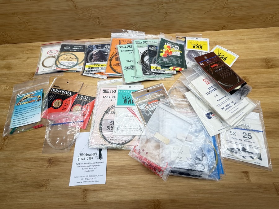 Konvolut Vorfächer, Berkley, Cortland, Hardy, Lureflash, Roman Moser, Niedermeier, Rio, Turn On, Boiley Systeme