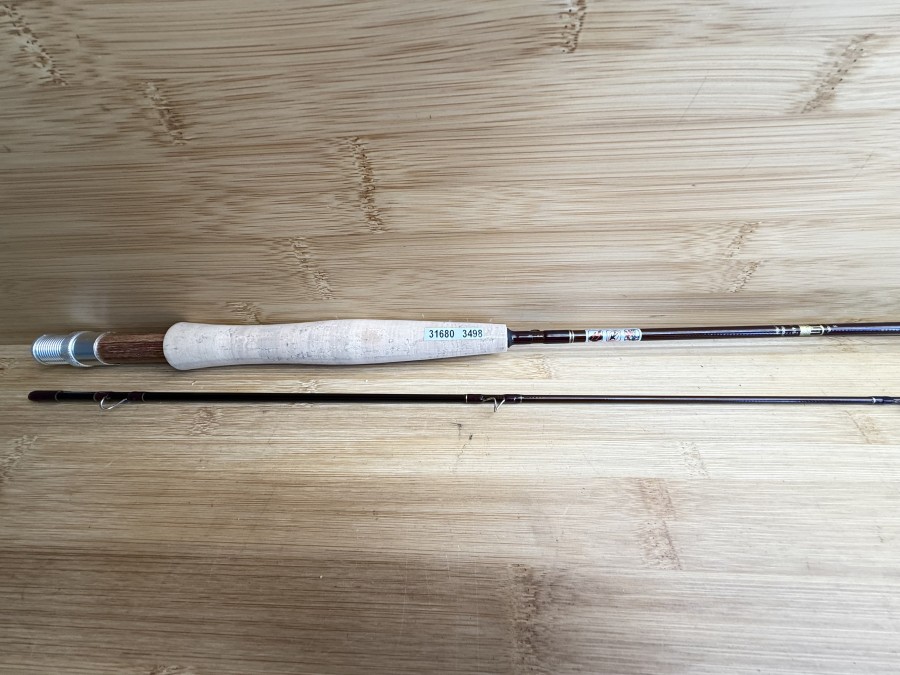Fliegenrute, NDM fishing, High Modul Graphite, 2tlg., 240cm, #4, Line 4/5, Futteral, neu, Transportlänge 1280mm