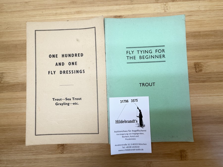 Fly Tying for the Beginner, Trout, one Hundred and one Fly Dressings, Trout-, Seatrout, Grayling etc., E. Veniard