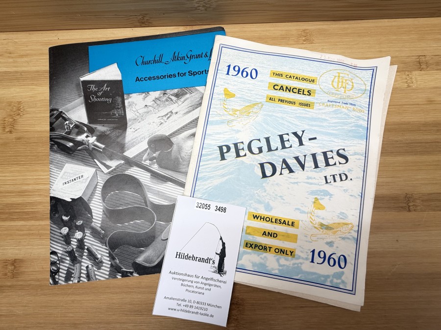 2 Kataloge, Pegleys - Davies Ltd.,1960, Charchill AtkinGrant & Lang, Accessories for Stportsman