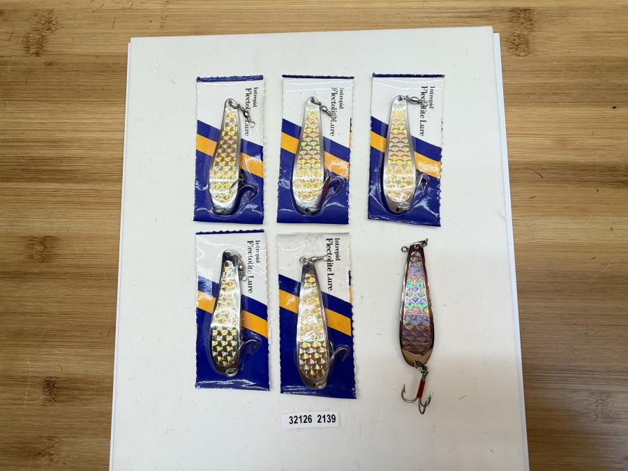 6 Blinker, Intrepid, Flectolite Lure, Flasha, 21g, 75mm, neu