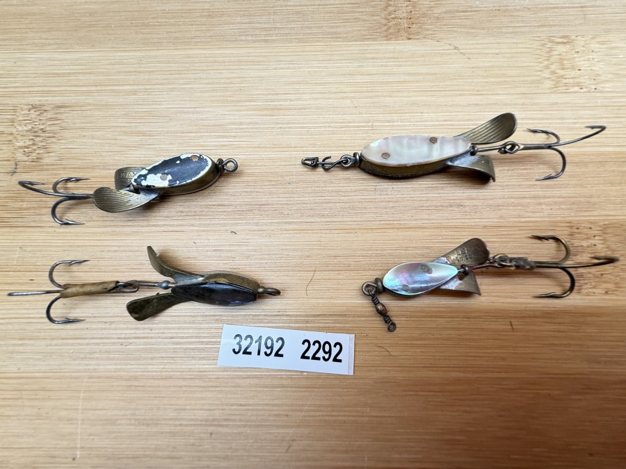 Wunderfischli, Perlmutt hell/dunkel, 9g, 40mm, Perlmutt hell/dunkel, 5g, 25mm, Perlmutt hell/dunkel, 6g, 35mm, Lemax, Perlmutt hell/dunkel, 4g, 30mm, gefischt und neu