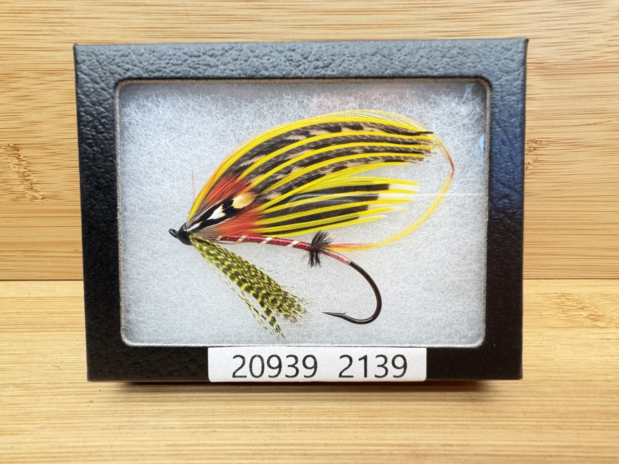 Klassische Lachsfliege, La Mermoz, Kelson 1895, Full Dressed gebunden von Joachim Niklas