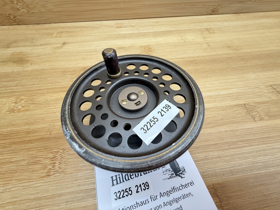 Ersatzspule, House of Hardy England, The Golden Prince 7/8, Spulendurchmesser 82mm, Spulenbreite 30mm, Gebrauchsspuren