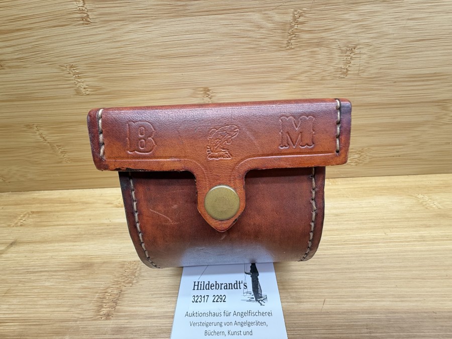Blockleder Rollentasche, Bo Molin, für Rollendurchmesser 78mm, Rollenbreite 55mm, sehr guter Zustand