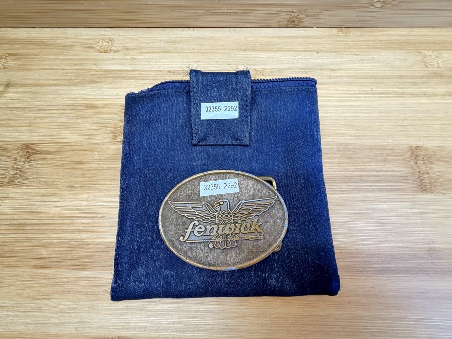 Gürtelschließe, Fenwick, 86x63mm, Gebrauchsspuren