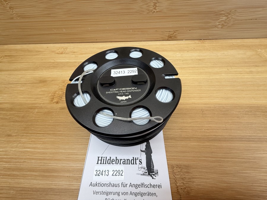 Shooting Head Dispenser, C&F Design, CFA-140, mit Fliegenschnur und Backing, gebraucht