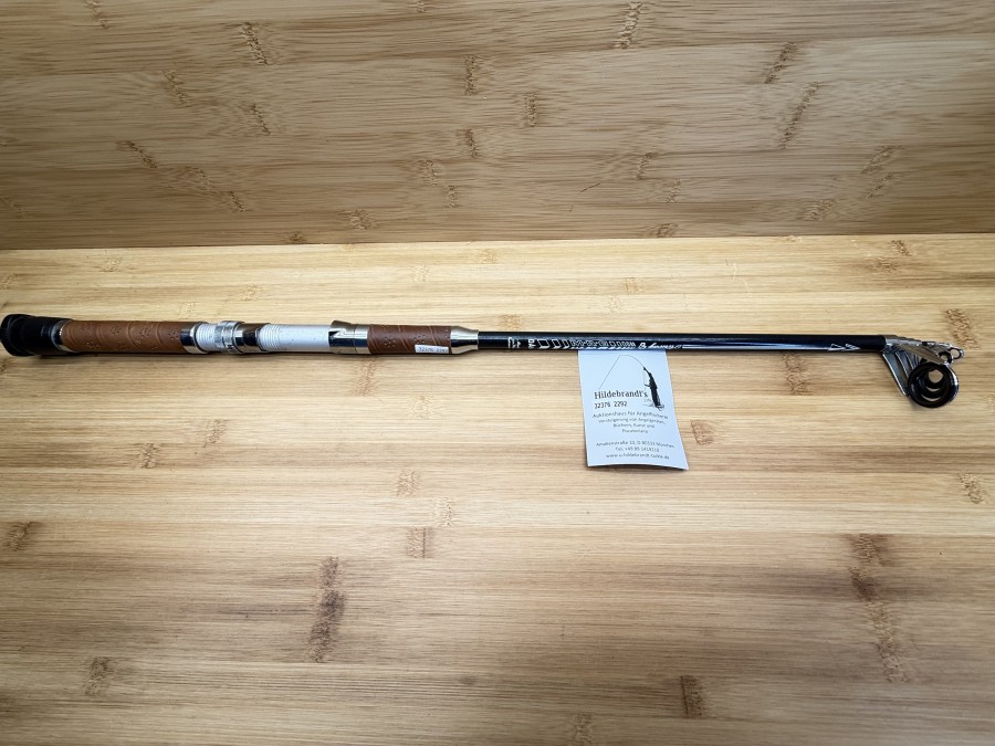 Teleskop Angelrute, DAM, Made in West Germany, Airway CG, Art-Nr. 2290.210, Länge 2.10m, W.G. 2-15g, Aktion 3,5, Gebrauchsspuren, Transportlänge 730mm
