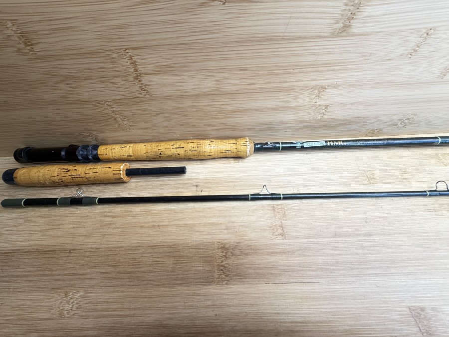 Fliegenrute, Fenwick, GFF 2959, 2tlg., 10.6", #9, einsteckbarer Fighting Butt, Gewicht 133g, Futteral, starke Gebrauchsspuren , Transportlänge 1640mm