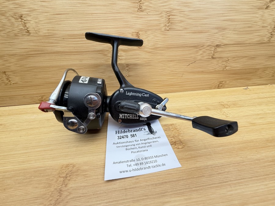 Stationärrolle, Mitchell, 444A, Lightning Cast, Made in France, Gebrauchsspuren