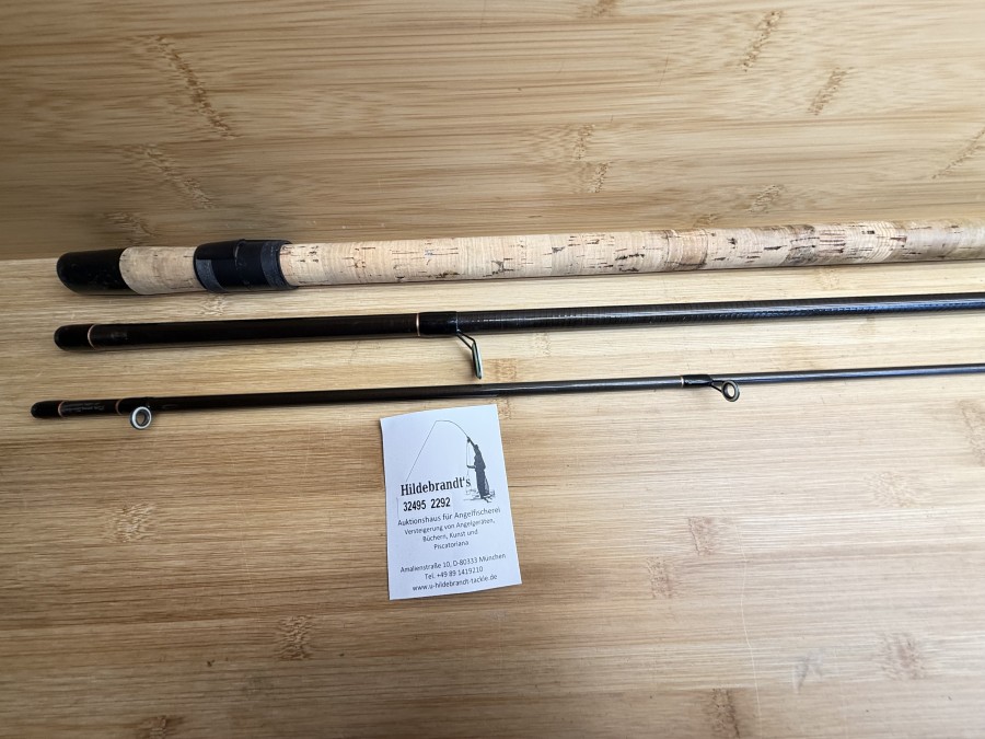 Matchrute, Sportex, carbon Fibre, Topax Match 14, GR 4252, 3tlg., 425cm, WG 5-30g, Made in Germany, Futteral, Gebrauchsspuren, Transportlänge 1500mm