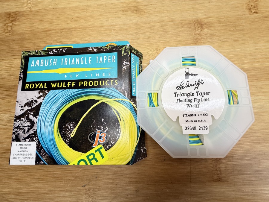 Fliegenschnur, Lee Wulff, Triangel Taper Floating Fly Line Wulff, TTAMSHORTF 175g, Made in USA, ungefischt