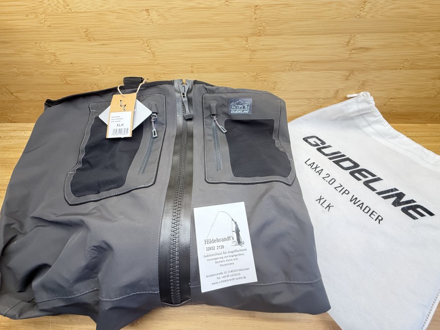 Wathose, Guideline, Laxa Wader 2.0, Zip Wader, atmungsaktiv, Grösse XL, neu
