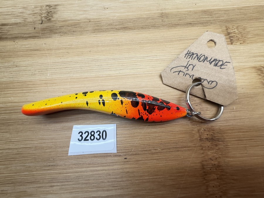 Schlüsselanhänger, Turus Ukko, Handmade in Finland, 90mm, Tipsy, selten