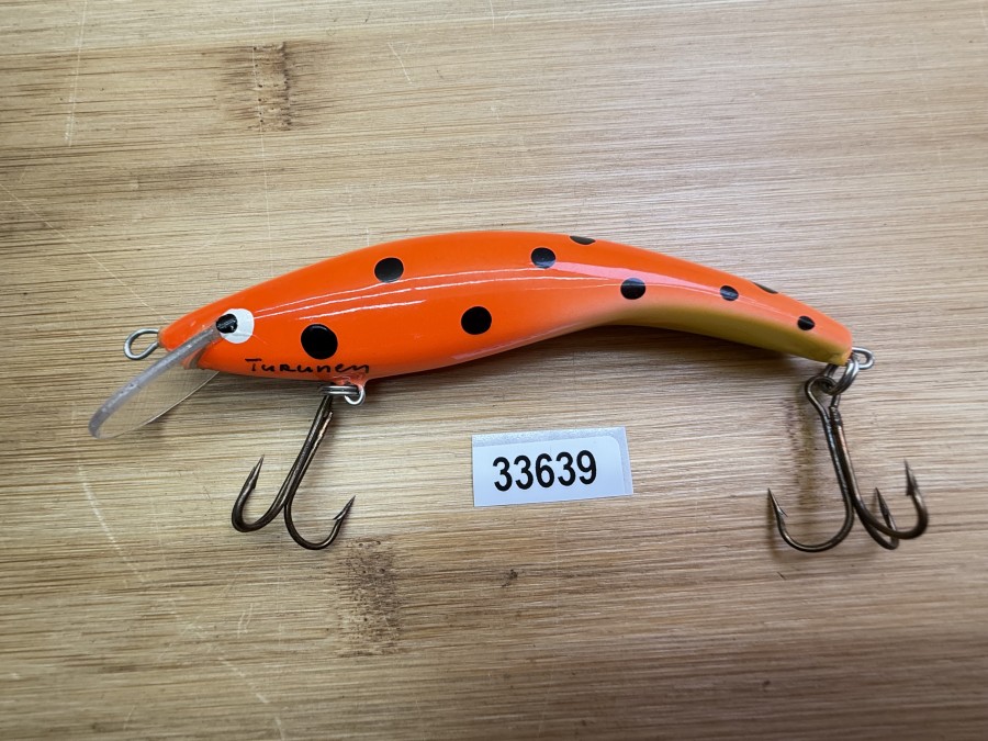 Wobbler, Turus Ukko, Turunen gemarkt, gelb/orange, 10cm, 12g, ungefischt