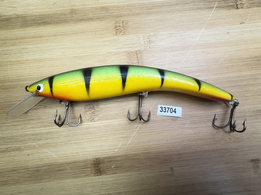 Wobbler, Turus Ukko, Turunen, rot/orange/grün/schwarz, 20cm, 73g, ungefischt
