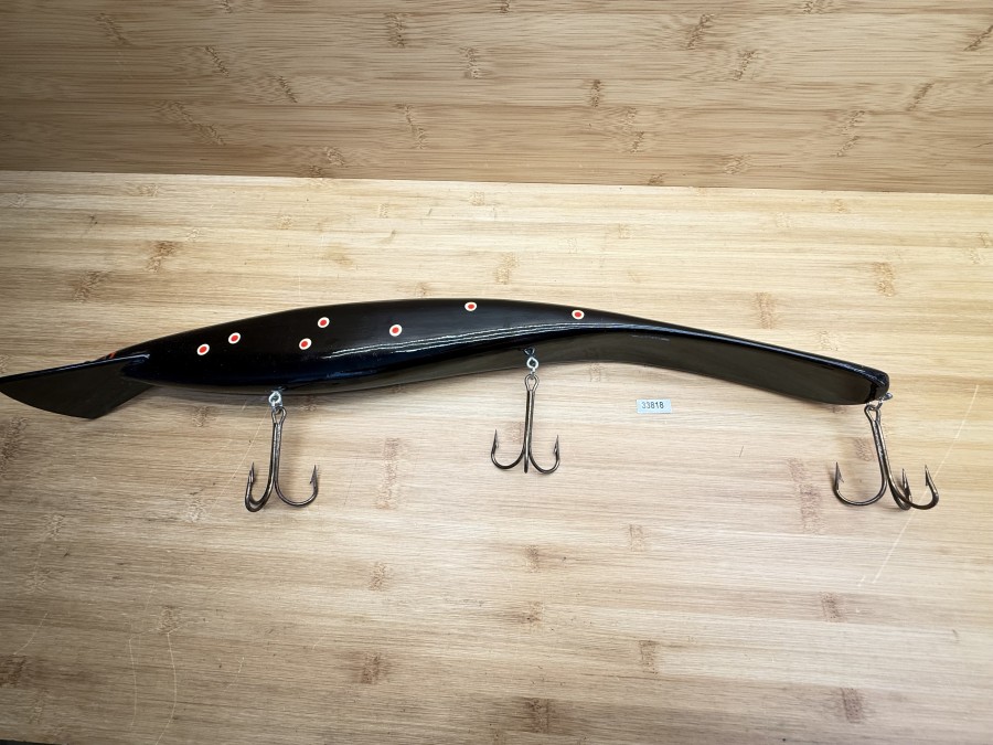 Wobbler, Turus Ukko, Handmade in Finland, Watchman, schwarz, 60cm, 485g, ungefischt