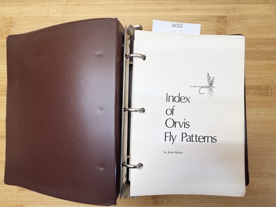 Index of Orvis Fly Patterns, John Harder, 1978